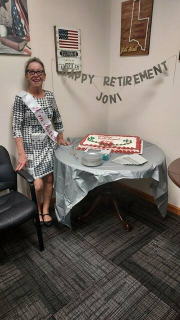 Joni Wallace has retired from the Brown County Auditors Office after 21 years of service. Photo provided
