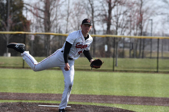 Former Western Brown High School standout Drew Day has been solid on the mound for the University of Cincinnati Clermont baseball team this spring. Photo by Sheila Fontaine