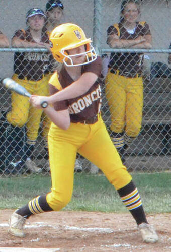 Western Brown High School senior third baseman Kyla Conley recently was named Ohio High School Fastpitch Softball Coaches Association Division I all-state honorable mention. Photo: Brown County Press files