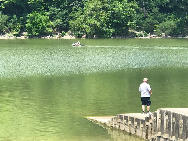 Anglers and water recreation types quietly co-exist on Harsha Lake – also known as East Fork Lake – within East Fork State Park.