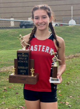 A successful cross country season continued for Eastern High School junior Brandy Shular, as she qualified for this years OHSAA Division III State Cross Country Meet. Photo provided