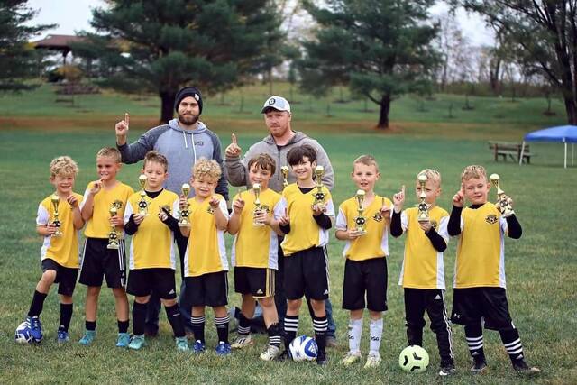 The Georgetown U8 boys soccer team won their league championship game and will be headed to play for a state title. Photo provided