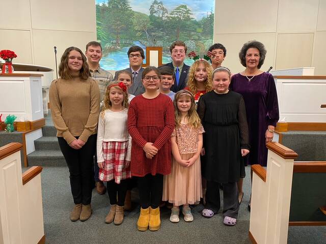 Christmas Piano Recital 2023 was held at Mt. Orab Bible Baptist Church Dec. 28.