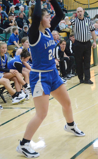 Sophomore Brooklyn Manning has been the Ripley Lady Jays leading scorer this season, averaging 10.1 points per game. Photo by Wade Linville