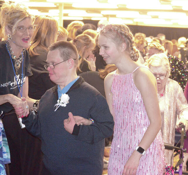 Making a red carpet entrance to Brown Countys 2024 Night to Shine on Feb. 9. Photo by Wade Linville