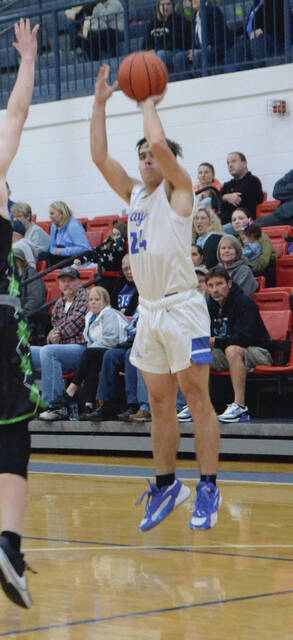 The Ripley-Union-Lewis-Huntington Blue Jays were led in scoring this season by junior guard Austin Manning, who averaged 8.4 points per game. Photo by Wade Linville