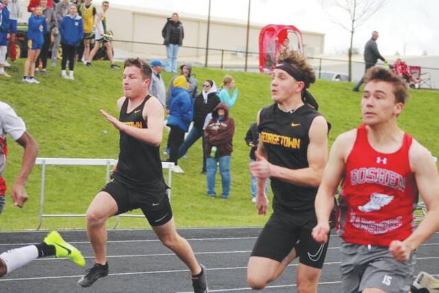 A new spring season of high school track and field got underway in Brown County on March 26, as Georgetown High School hosted its Season Kickoff meet.