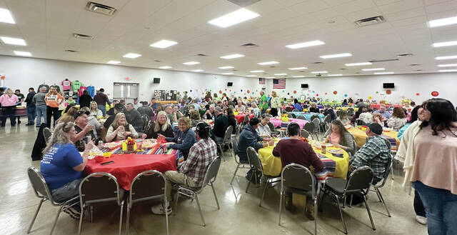 This years Fiesta-Fur-Paws, the Brown County Humane Societys biggest fundraiser of the year, was a great success on April 6 with a large crowd in attendance. Photo by Wade Linville